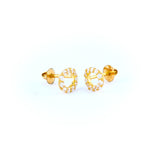 22KT YELLOW GOLD EAR STUD (ES0000841)